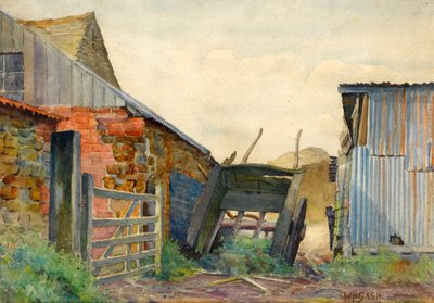 Scene in a Farmyard by Walter Bonner Gash